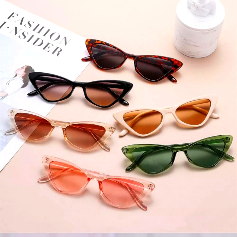 Narrow Cat Eye Sunglasses for Women 